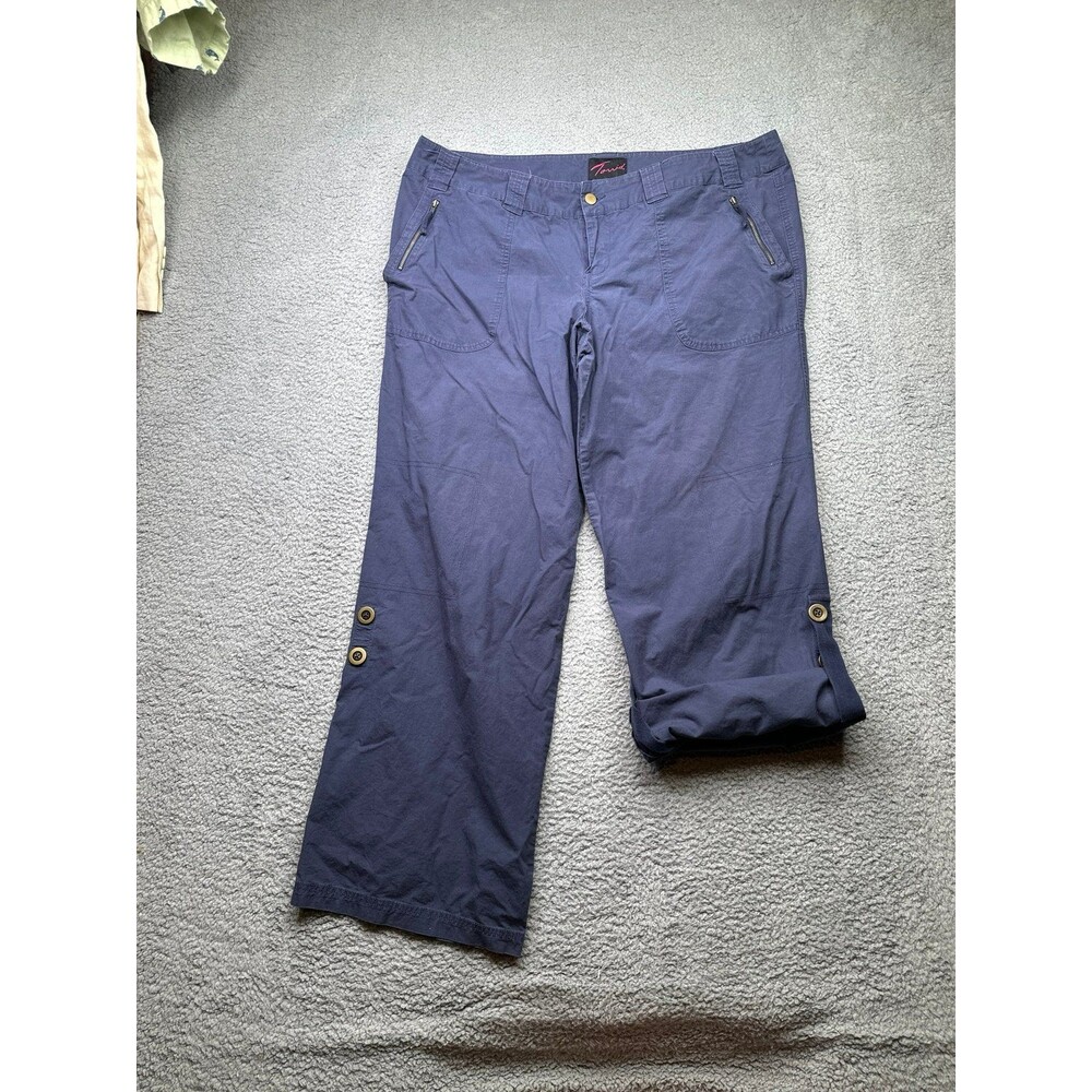 Torrid crop or pants cargo zipper style